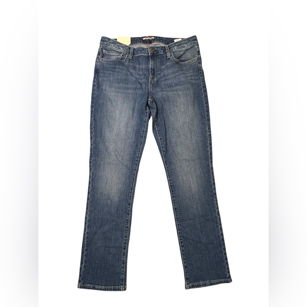 Tommy Hilfiger Women’s Straight Leg Blue Denim Jeans 12 NWT